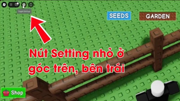 Nhấn biểu tượng Settings