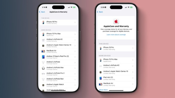 Bản cập nhật iOS 18.5 mang đến cải tiến thông tin AppleCare