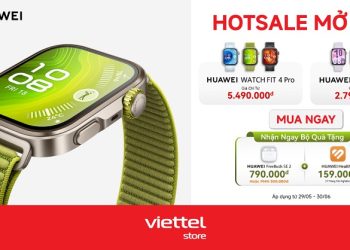 Hotsale mở bán Huawei Watch Fit 4 và Fit 4 Pro giá chỉ từ 2.790.000đ