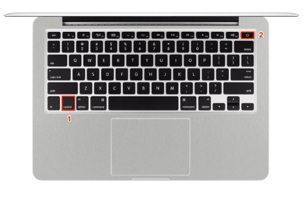 Nhấn Control + Eject để mở hộp thoại tắt máy, khởi động lại hoặc bật chế độ ngủ