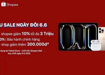 Siêu sale ngày đôi 6.6: Nhận voucher giảm tới 3.000.000 đồng khi mua iPhone, iPad và Airpods