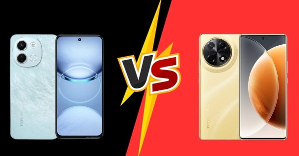 TECNO Spark 30 5g sử dụng màn hình IPS LCD và Camon 30s là màn hình AMOLED
