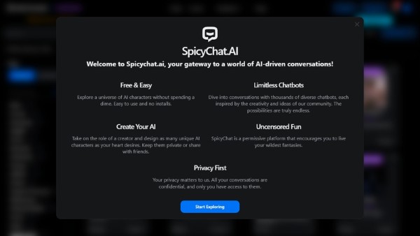Spicy Chat ứng dụng các mô hình AI ngôn ngữ tiên tiến