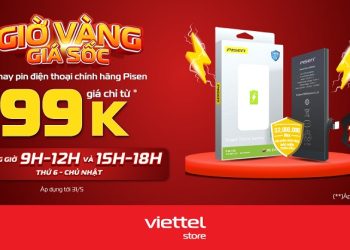 Giờ vàng giá sốc: Thay pin iPhone chính hãng Pisen giá chỉ từ 99k