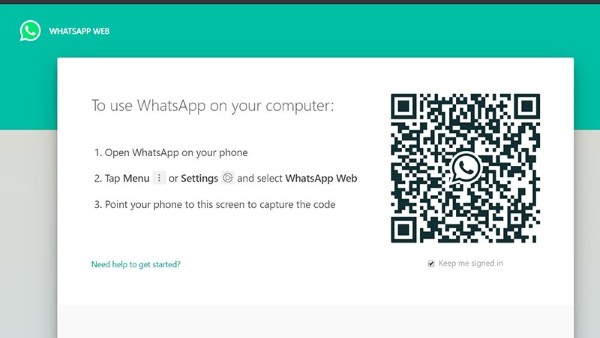Mở trình duyệt và truy cập web chính thức của WhatsApp Web