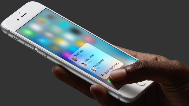 3D Touch lần đầu tiên được Apple giới thiệu vào năm 2015 trên iPhone 6s