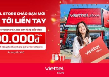 Viettel Store chào bạn mới - Quà tới liền tay Tặng ngay voucher 5% cho đơn hàng tiếp theo