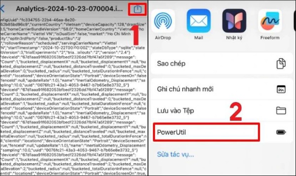 Công cụ sẽ trích xuất thông tin chi tiết
