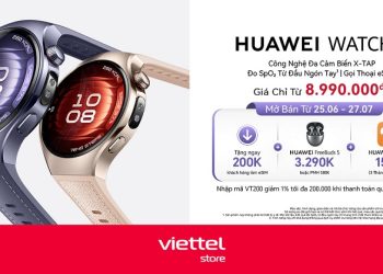 Hotsale mở bán Huawei Watch 5 giá chỉ từ 8.990.000đ cùng ưu đãi hấp dẫn