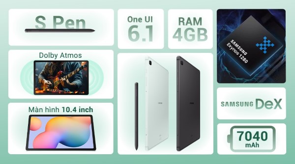 Samsung Galaxy Tab S6 Lite 2024 4G 4GB 64GB