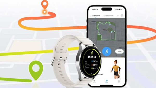 Haylou Watch 4S còn hỗ trợ chăm sóc sức khỏe toàn diện với cảm biến sinh học đa kênh
