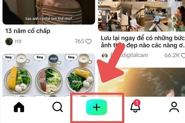 Click vào dấu +