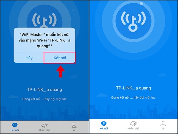 Nhấn Kết nối