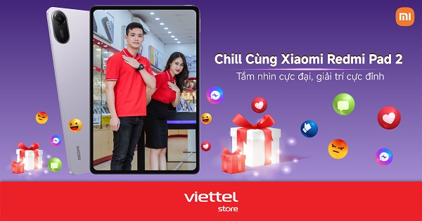 Tham gia minigame "Chill cùng Xiaomi Redmi Pad 2"