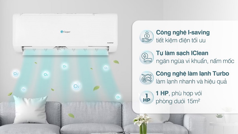 Điều hòa Casper KHÔNG hề tốn điện nhờ áp dụng các công nghệ tiên tiến