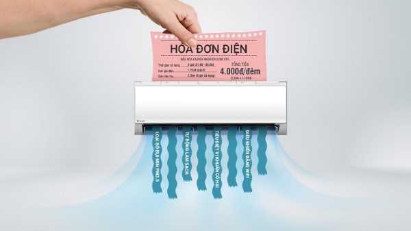 Công thức tính điện năng tiêu thụ điều hòa Casper