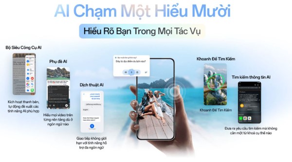 Tổ hợp tính năng AI chạm 1 hiểu 10 trên OPPO Reno14 F