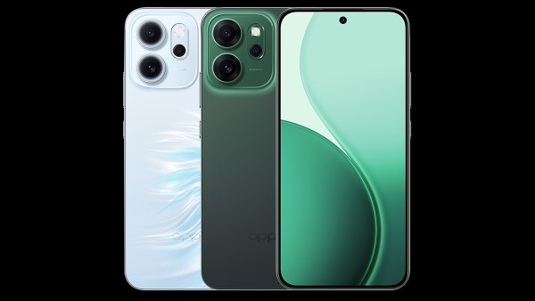 OPPO Reno14 F có hai bản màu Xanh Dương và Xanh Lá