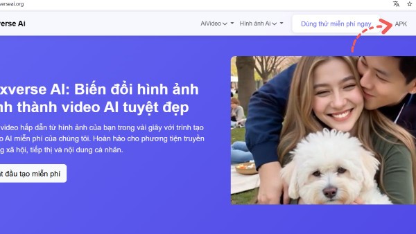 Nhấn vào “APK”