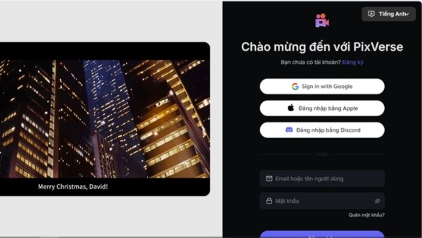 Đăng ký tạo tài khoản bằng Gmail