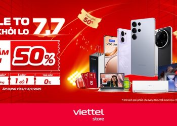 Sale to - Giá khỏi lo - Giảm đến 50% smartphone, phụ kiện, gia dụng, SIM số tại Viettel Store