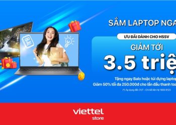 Quà tựu trường: Sắm laptop giảm tới 3,5 triệu đồng dành cho học sinh, sinh viên