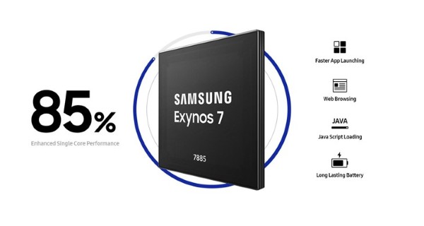 Chip Samsung Exynos 7885 chế tạo trên tiến trình FinFET 14nm