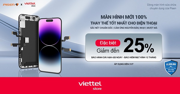 Màn hình mới 100% - Thay thế tốt nhất cho điện thoại - Đặc biệt giảm đến 25% tại Viettel Store