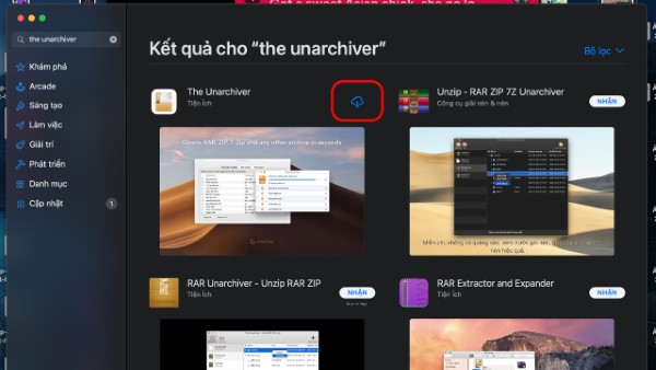 Nhấn Tải về