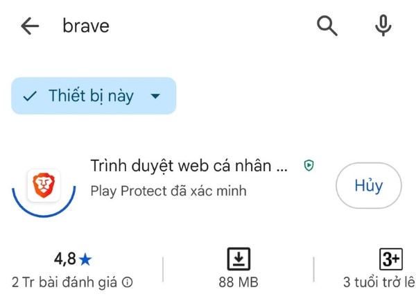 Đợi quá trình tải xuống hoàn tất