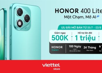 Ưu đãi mở bán HONOR 400 Lite 5G - Một chạm, mở AI giảm ngay 500K, hỗ trợ lên đời 1 triệu