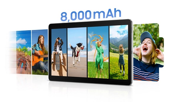 Viên pin dung lượng lớn 8.000 mAh, hỗ trợ sạc nhanh dự kiến đạt 45W