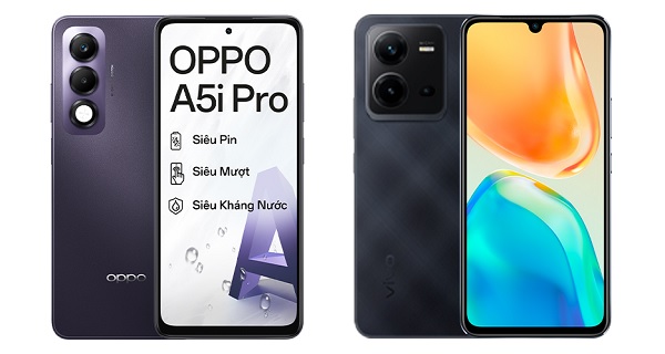 So sánh OPPO A5i Pro và Vivo V25e