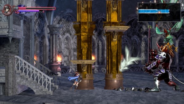 Bloodstained với góc nhìn 2.5D kết hợp các yếu tố 3D hiện đại