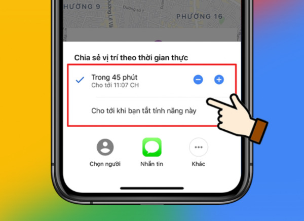 cách định vị iphone của chồng