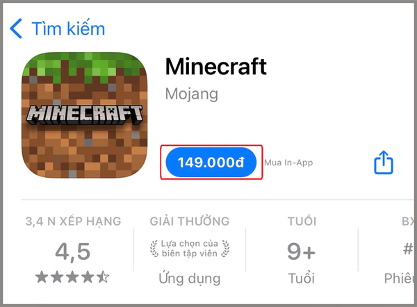 cách tải minecraft trên iphone