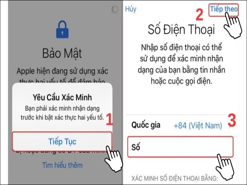 cách tạo icloud mới trên iphone
