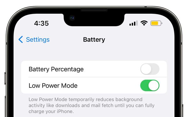 cách tắt chế độ tiết kiệm pin trên iphone