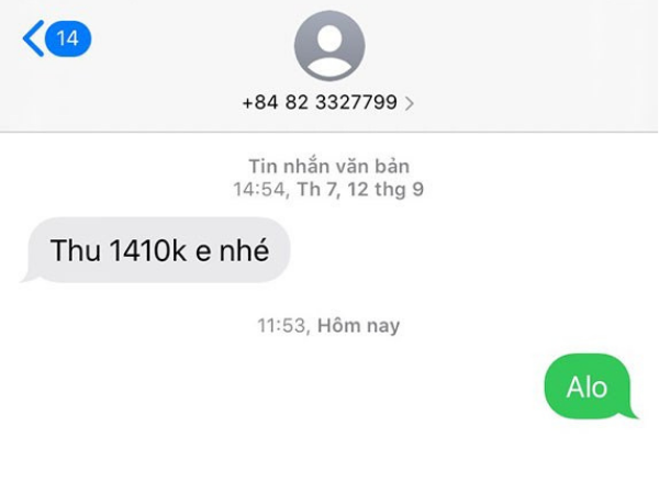 Gửi tin nhắn mới trên iPhone