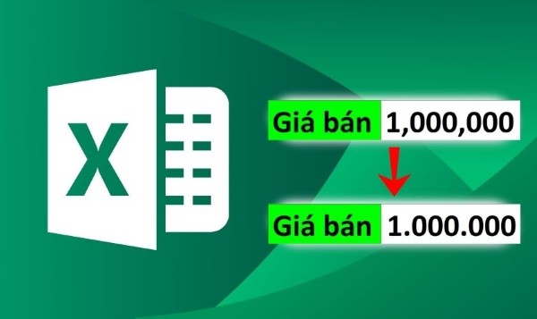 Kiểm tra kết quả sau khi đổi dấu phẩy thành dấu chấm trong Excel