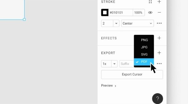 Nhấn Export và chọn định dạng file tải về