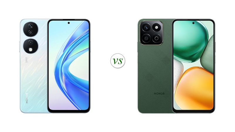 So sánh thiết kế của Honor X7c với X7b khá tương đồng