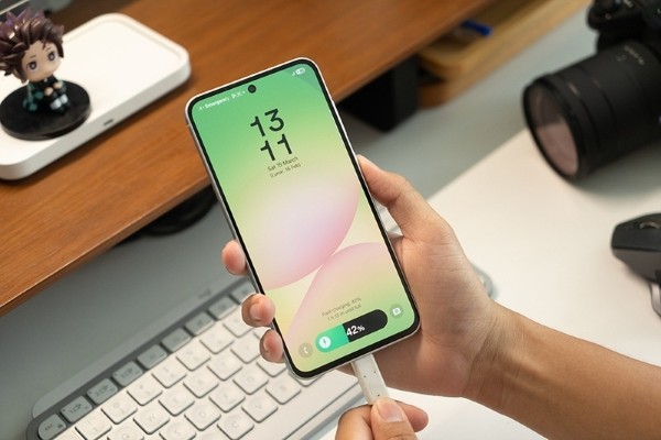 Samsung A56 5G với viên pin 5.000 mAh và công nghệ sạc nhanh 45W